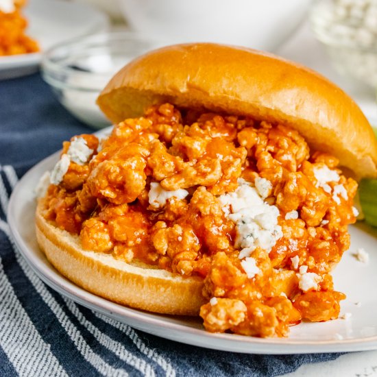 Buffalo Chicken Sloppy Joes