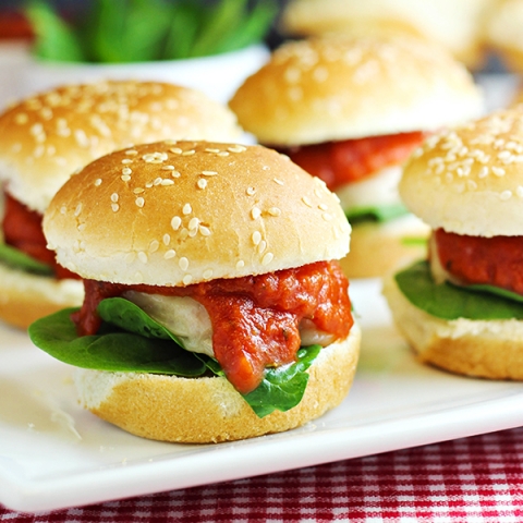 Chicken Parmesan Sliders Recipe