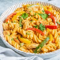 Instant Pot Chicken Fajita Pasta Recipe