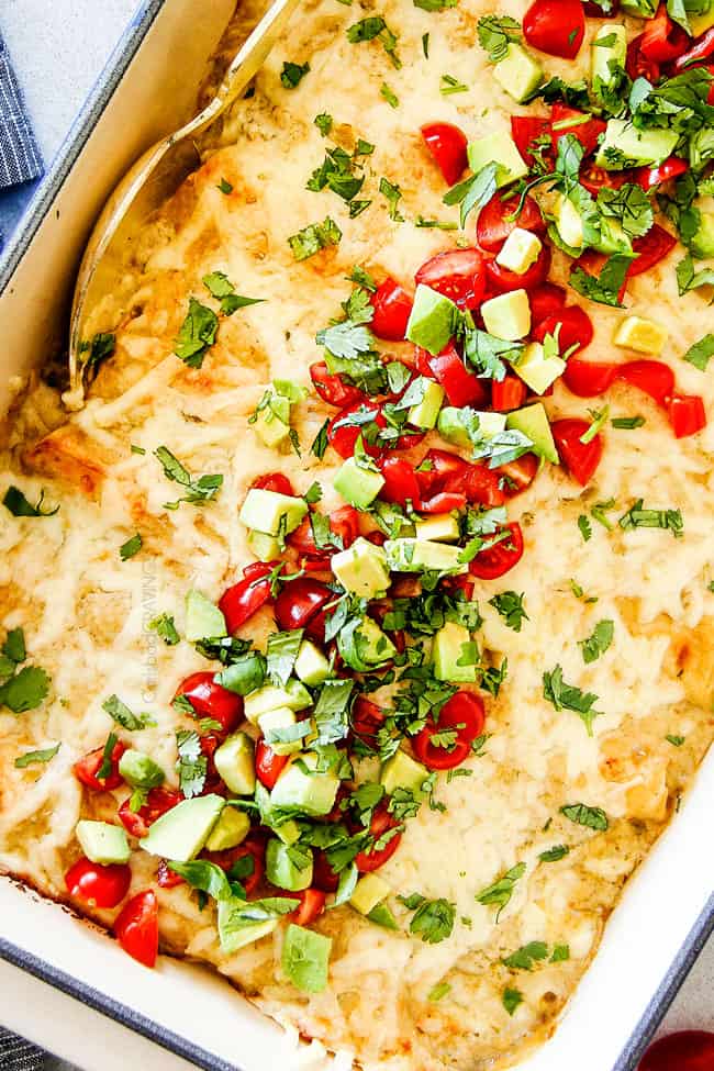 Sour Cream Chicken Enchiladas