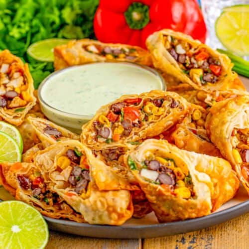 Southwest Chicken Egg Rolls