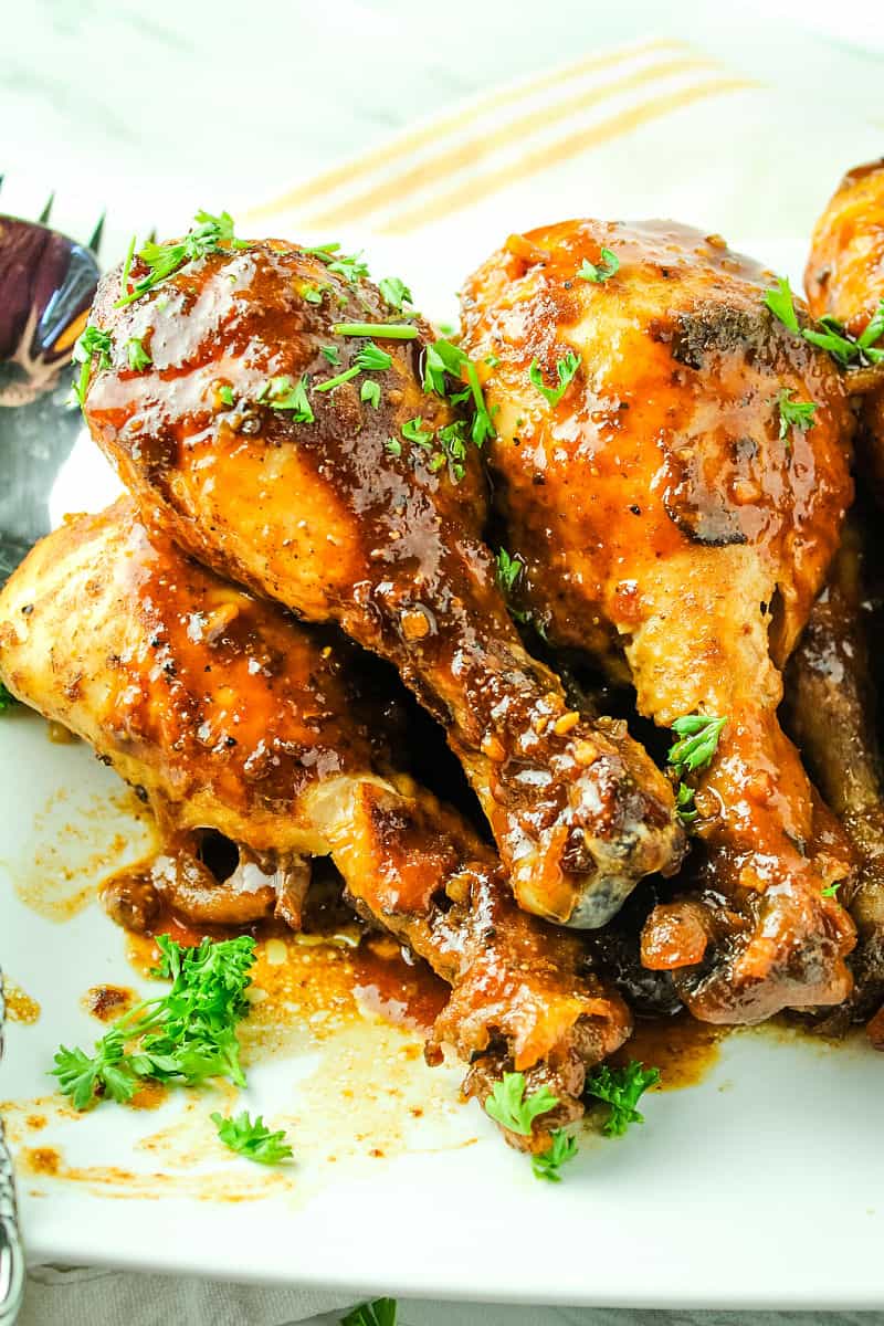 Slow Cooker BBQ Chicken Drumsticks