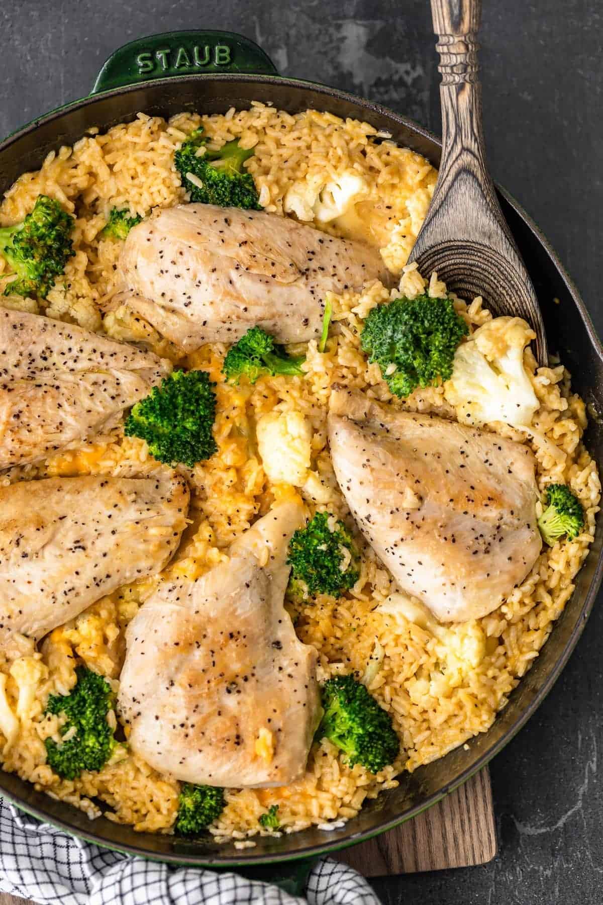 Cheesy Chicken and Rice Recipe