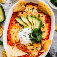 Chicken Enchilada Dip