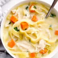 Creamy Chicken Noodle Soup Recipe