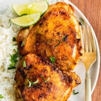 Air Fryer Chili Lime Chicken Thighs Recipe