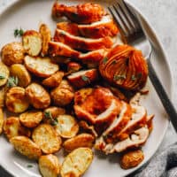 Honey Balsamic Glazed Chicken Thighs