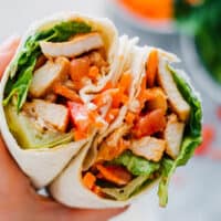 Easy Buffalo Chicken Wraps Recipe
