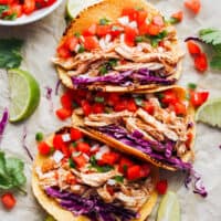 Instant Pot Chicken Tacos Recipe
