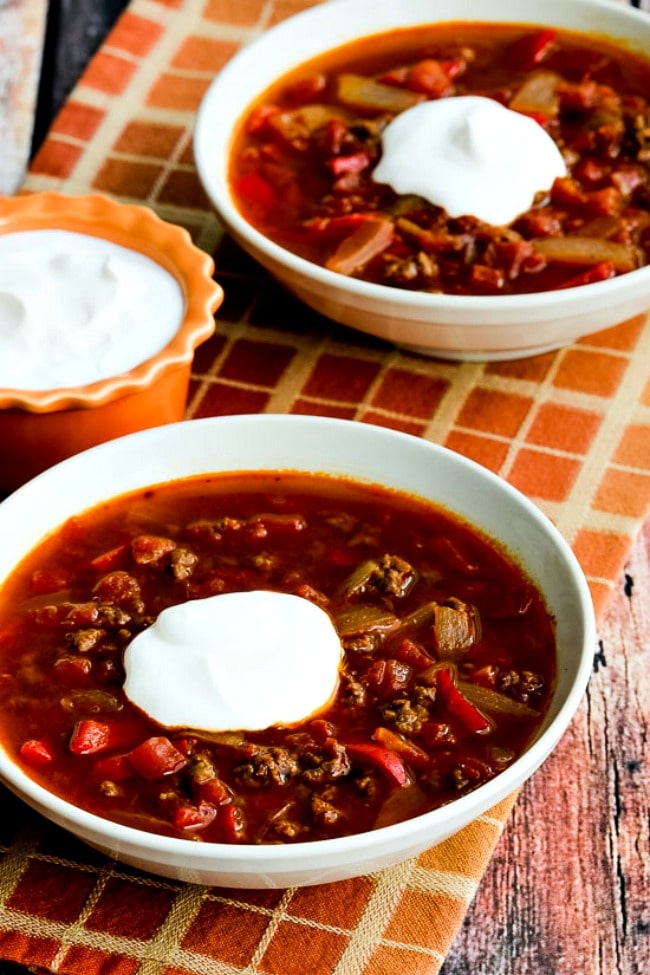 Low carb Hungarian Goulash soup :Thursday-lunch