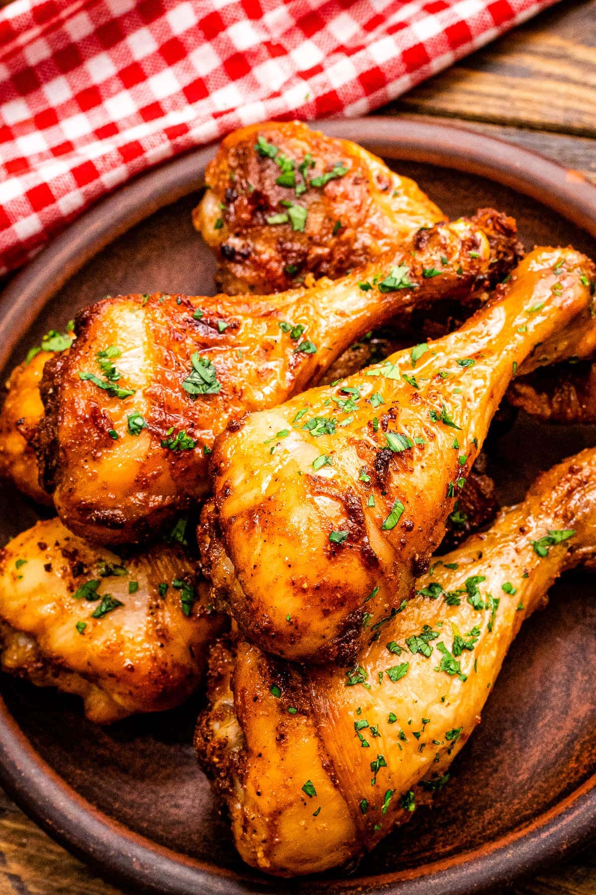 Baked chicken legs