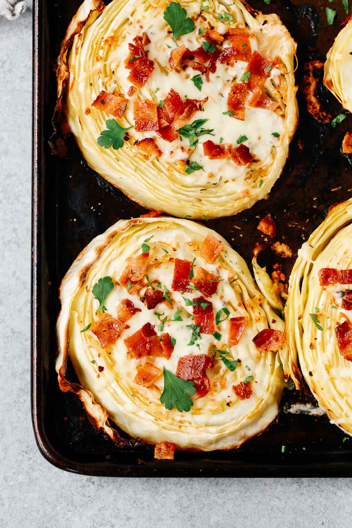 CABBAGE STEAKS RECIPE (GRILLED OR ROASTED!)