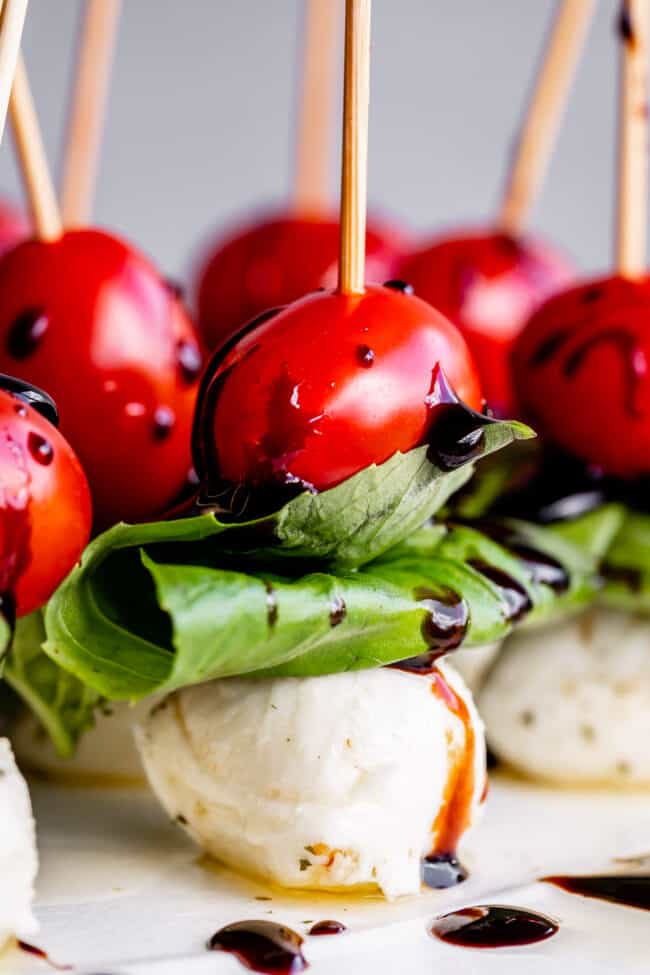 CAPRESE SKEWERS (SO EASY!)