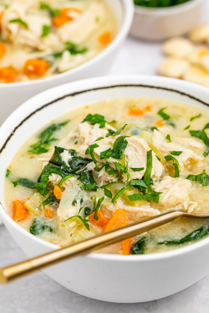 CREAMY CHICKEN FLORENTINE SOUP RECIPE