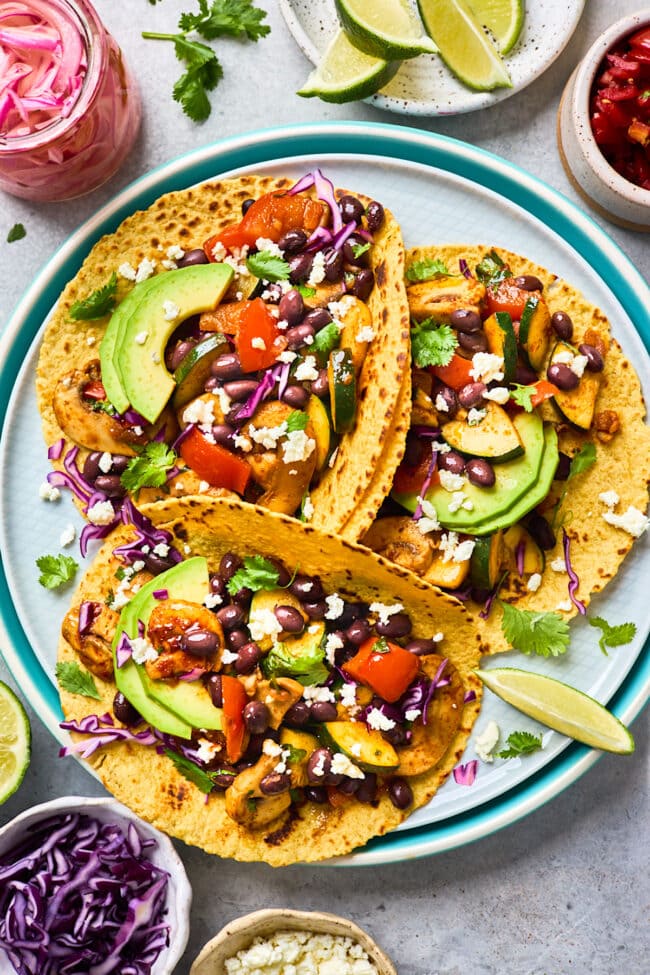 Easy Vegetarian Tacos