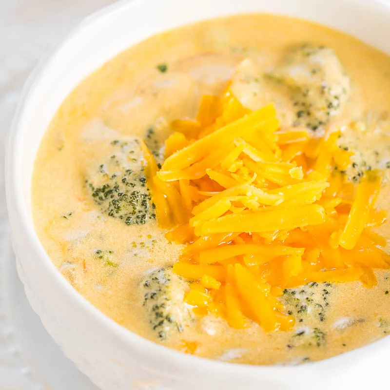 BROCCOLI CHEESE SOUP RECIPE