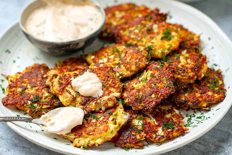 Keto cauliflower hash browns :Tuesday-breakfast
