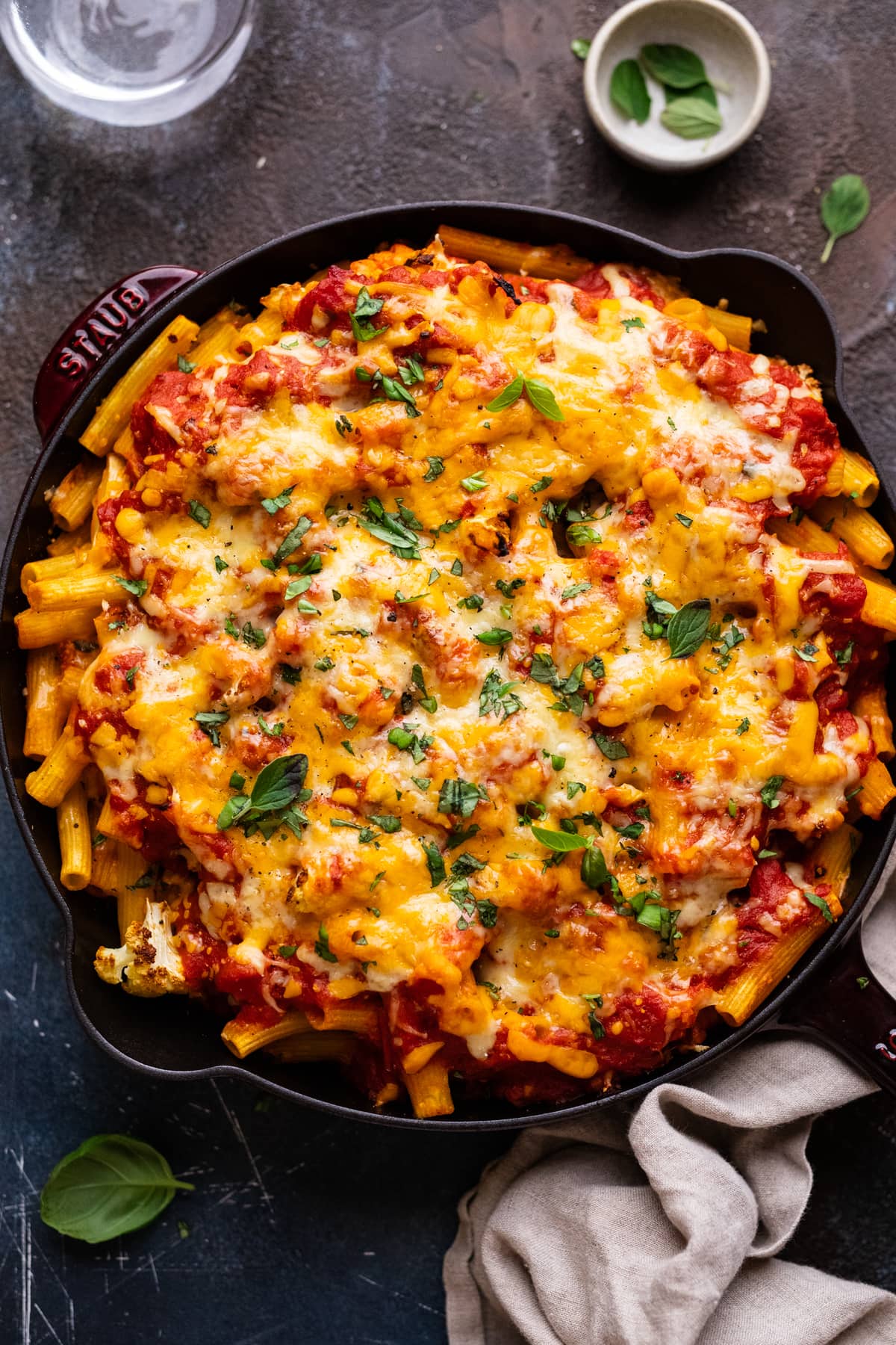 KETO CAULIFLOWER BAKED ZITI RECIPE