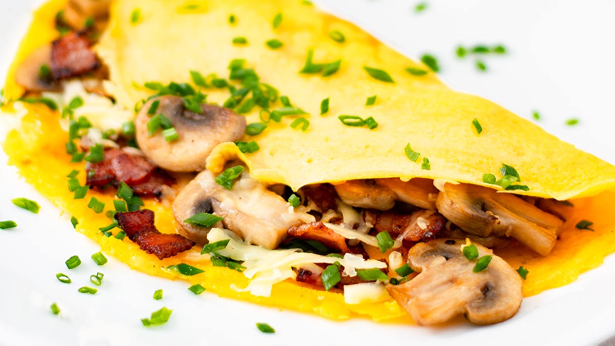Keto mushroom omelet :Friday-breakfast