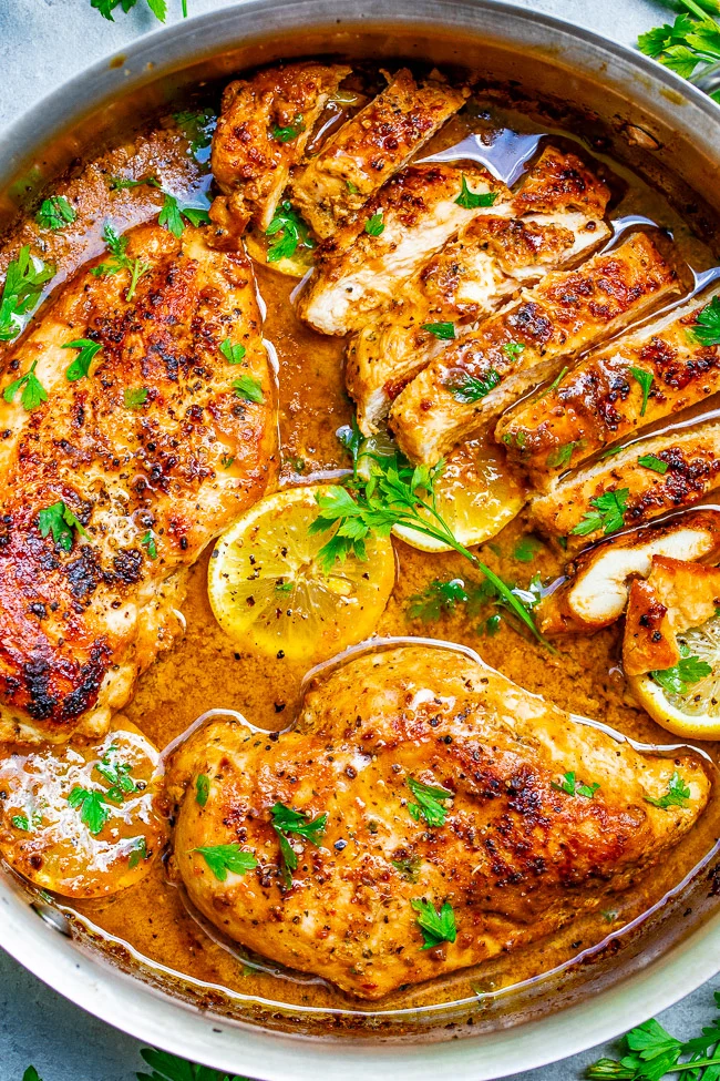 GARLIC BUTTER CHICKEN (EASY 20-MINUTE DINNER!)