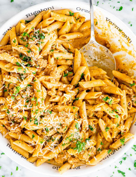 Pumpkin Sausage Pasta