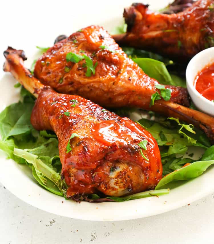 ROASTED TURKEY LEGS (EASY, JUICY, CRISPY!)