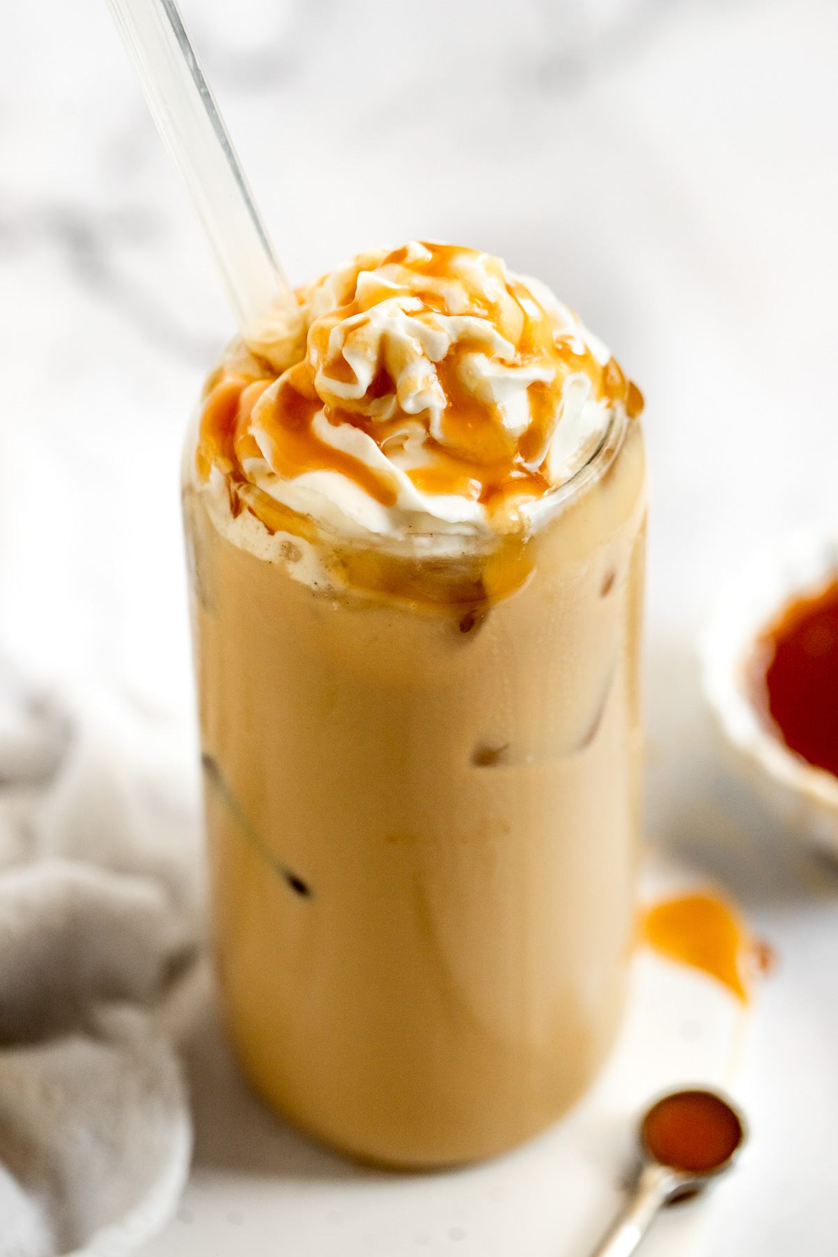 Instant Coffee Iced Caramel Latte