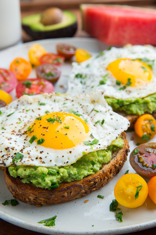 Avocado Toast with Fried Eggs