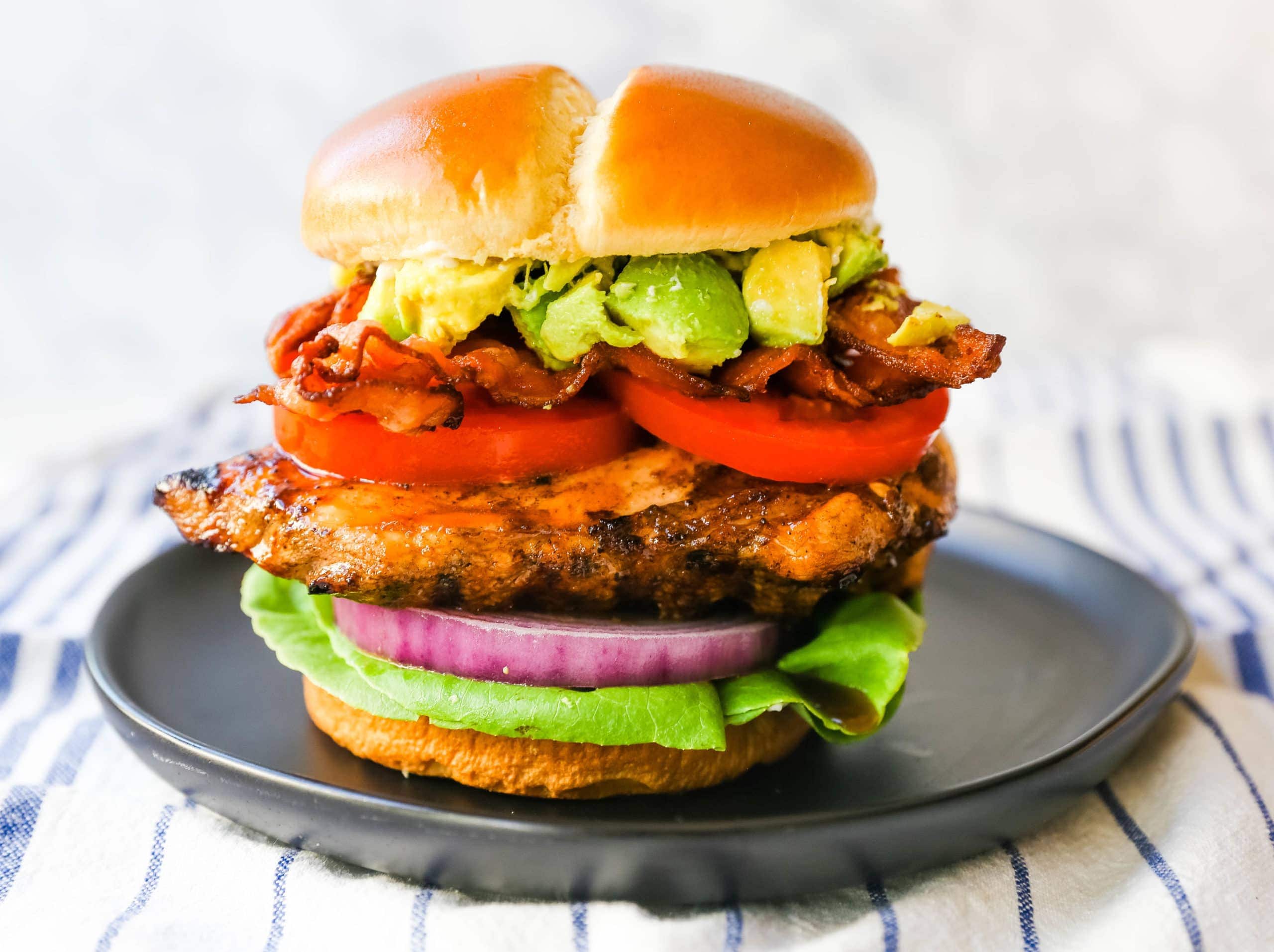 Chicken Bacon Avocado Sandwich