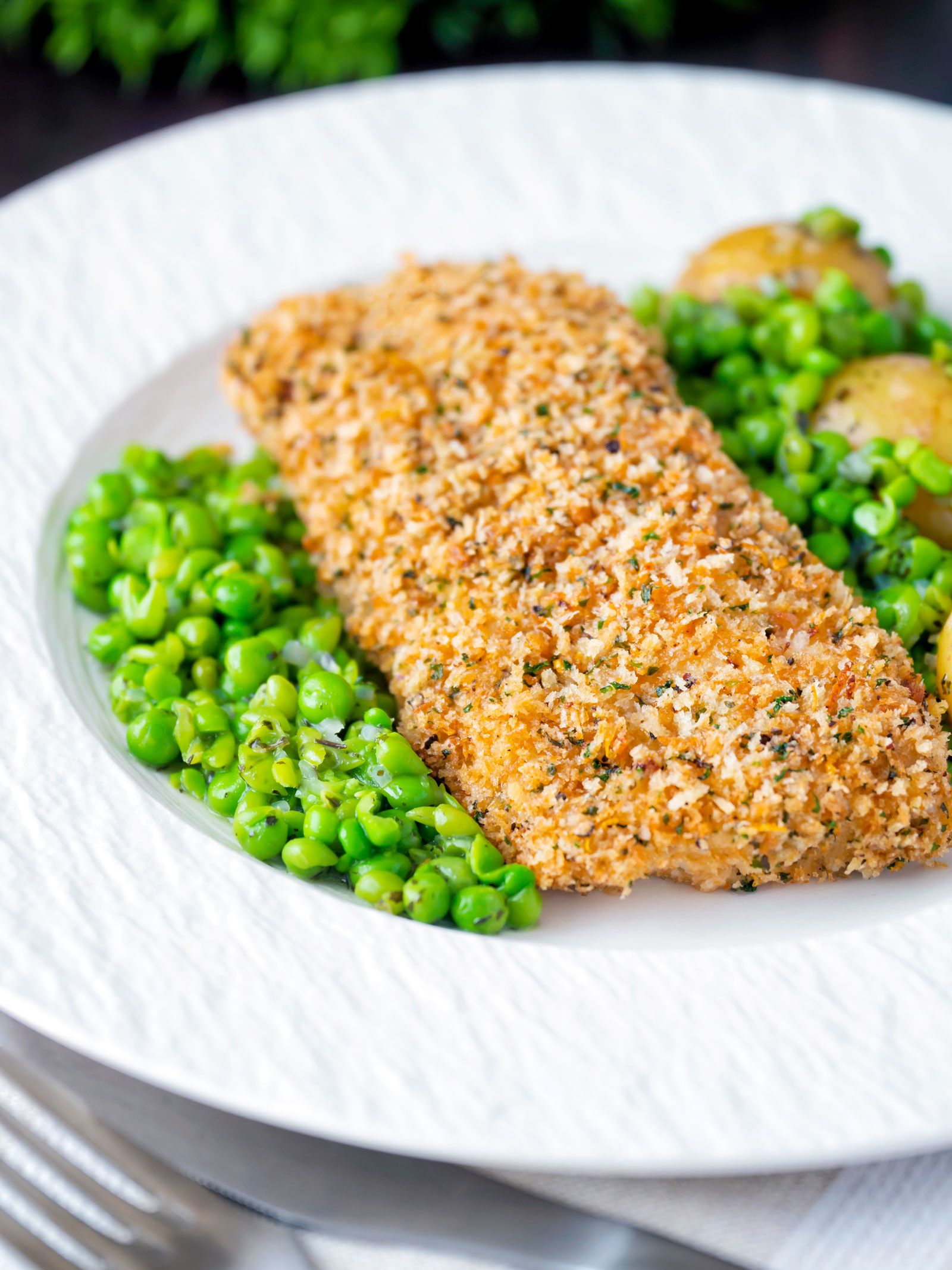 Baked Cod Recipe in Lemon and Thyme Breadcrumbs
