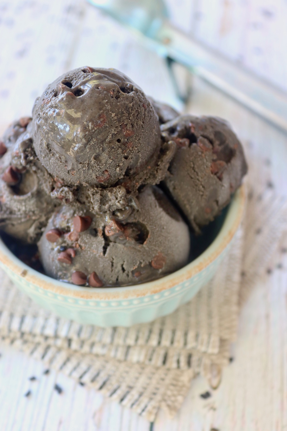 Black Sesame Ice Cream (Japanese Kurogoma)