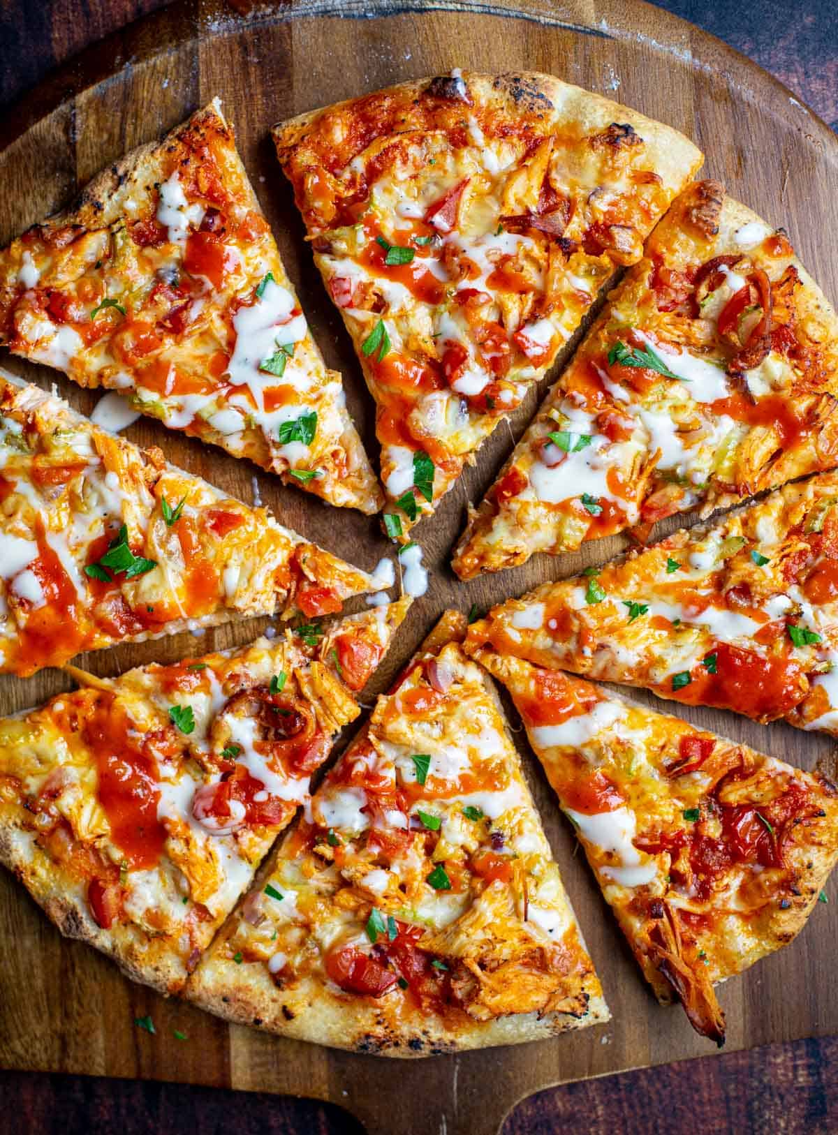BUFFALO CHICKEN PIZZA RECIPE