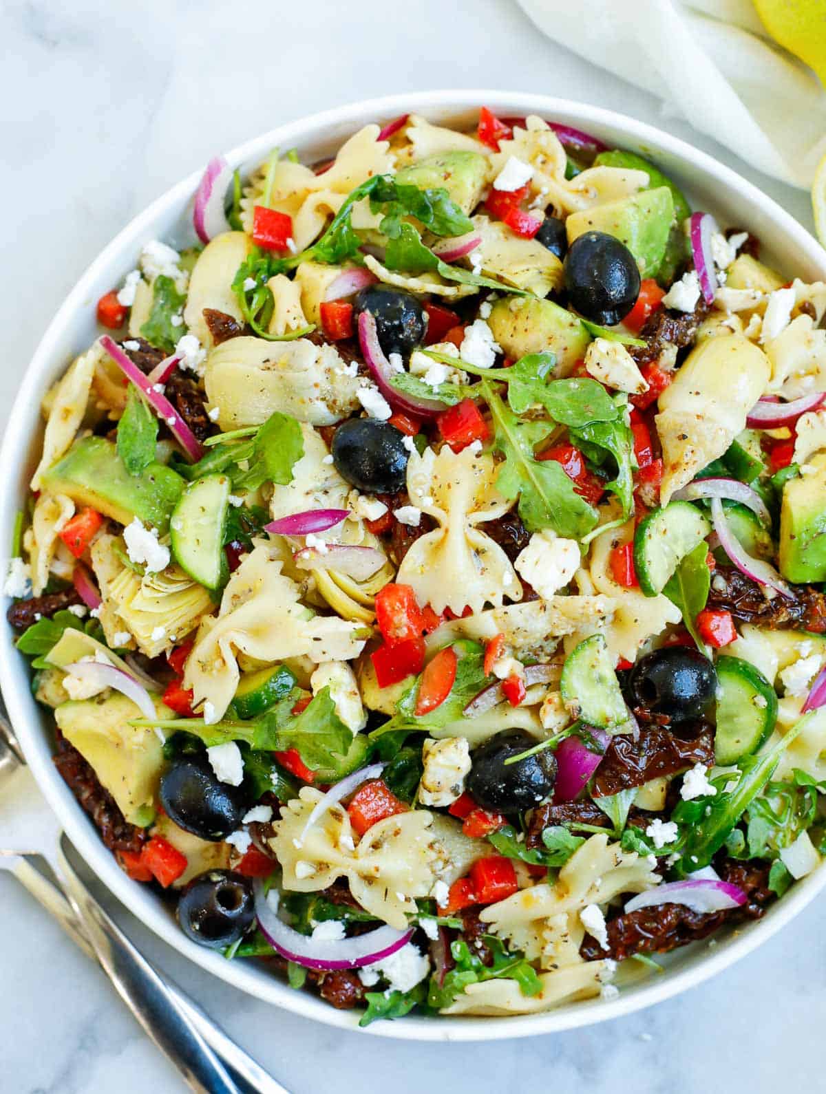 Lemon Herb Mediterranean Salad