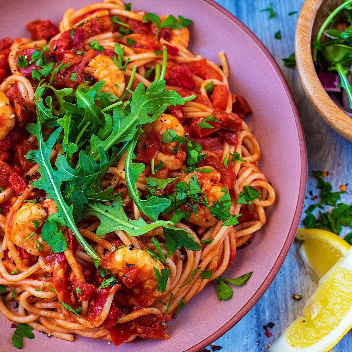 Prawn and Chorizo Pasta Recipe