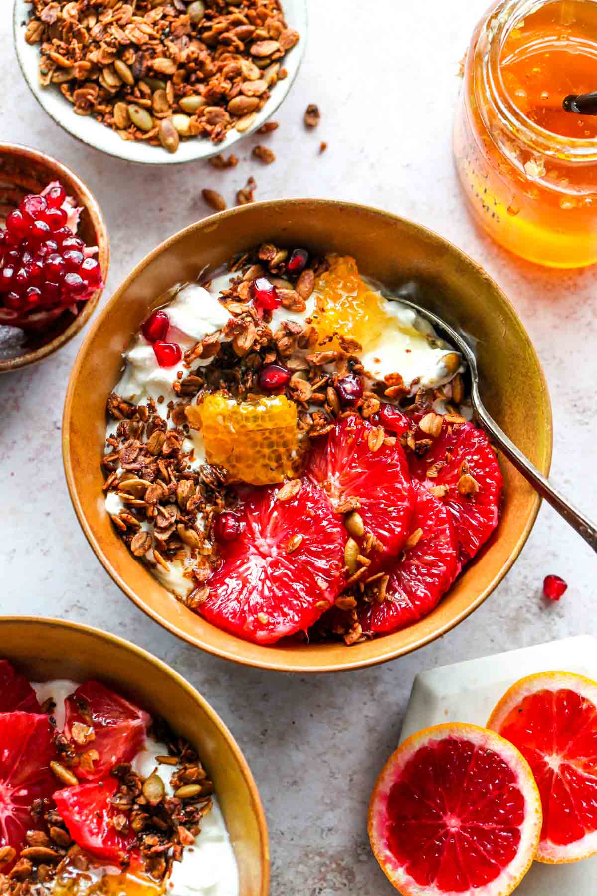 Winter Glow Breakfast Oatmeal Bowls