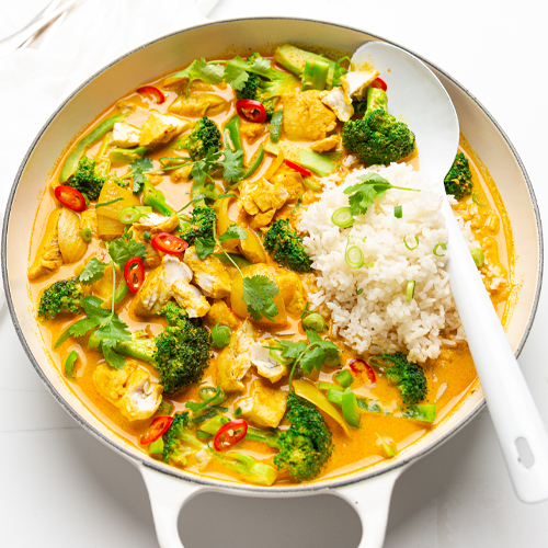 One-pot fish coconut curry