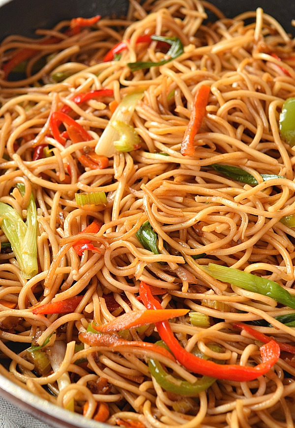 Veggie Lo Mein Noodles!
