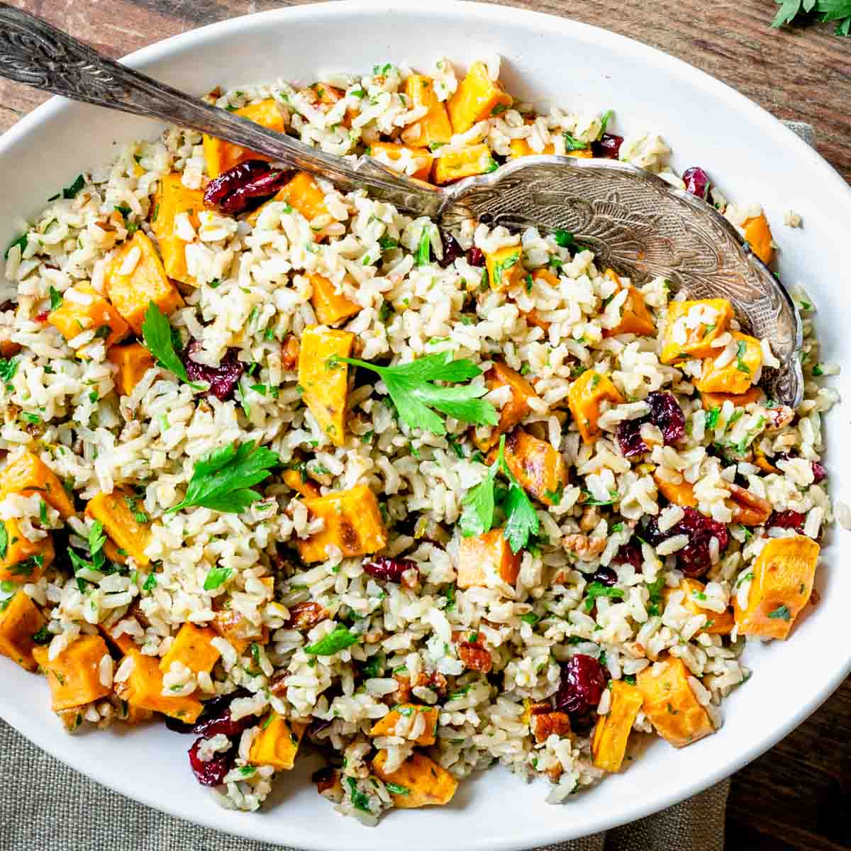 Brown Rice & Apple Salad