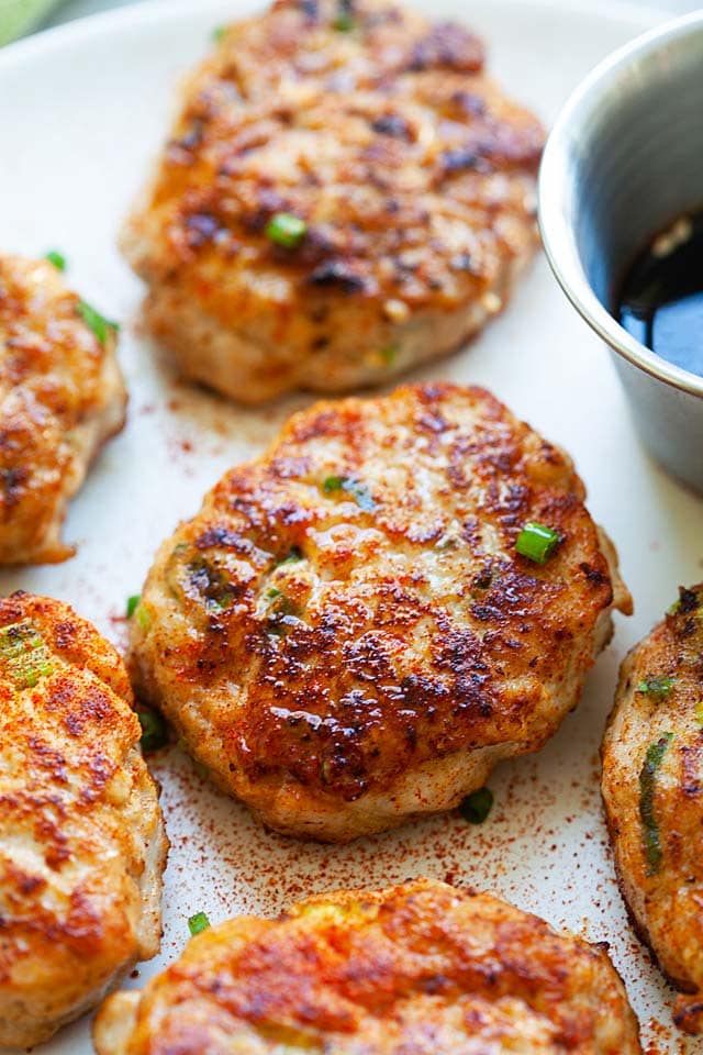 Vietnamese-Inspired Chicken Patties