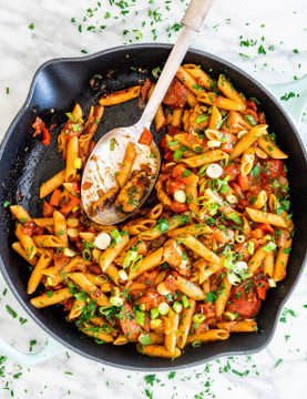 Chicken and Sausage Penne Jambalaya