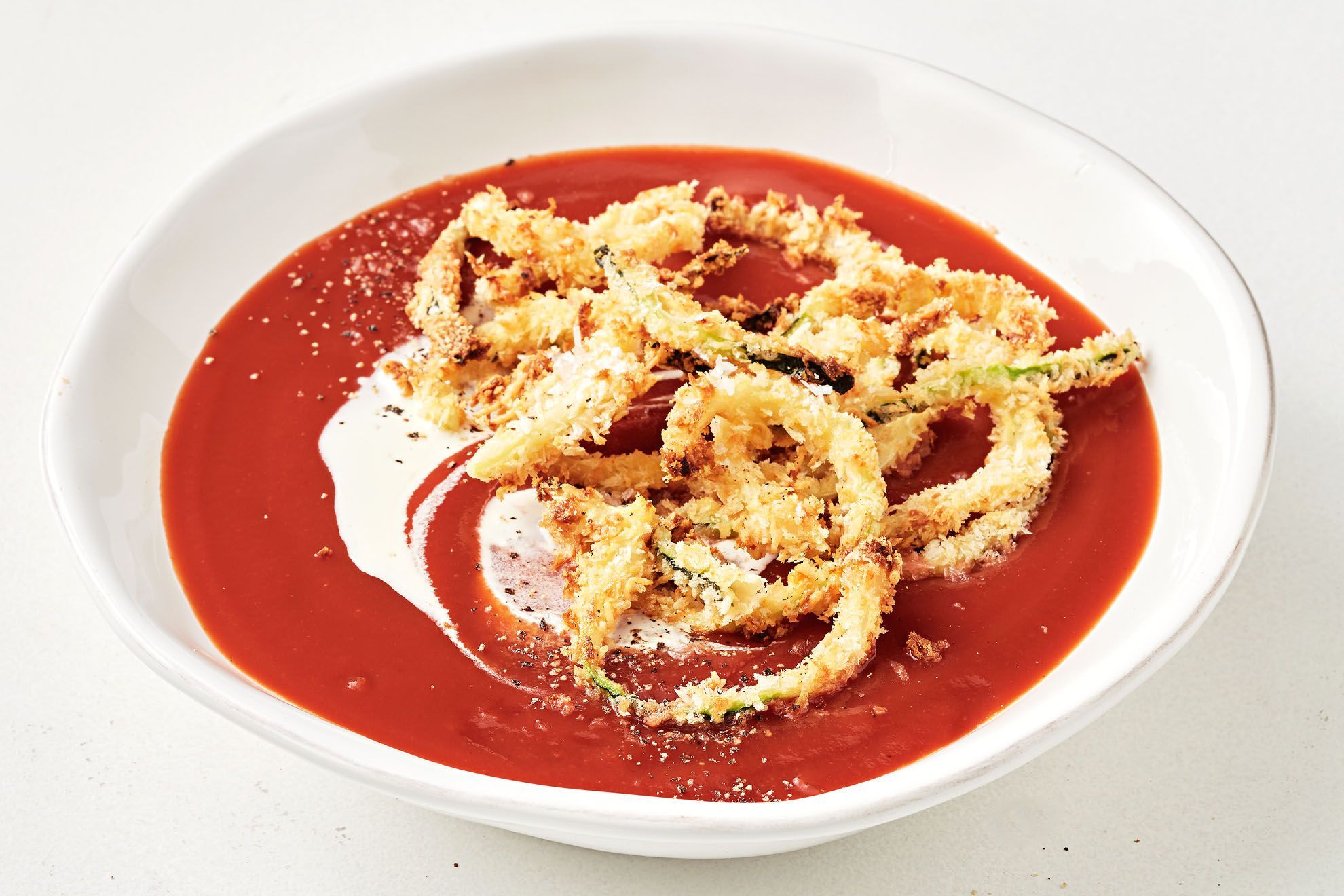 Crispy zoodle soup toppers