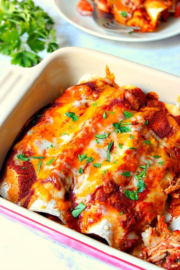 Easy Chicken Enchiladas