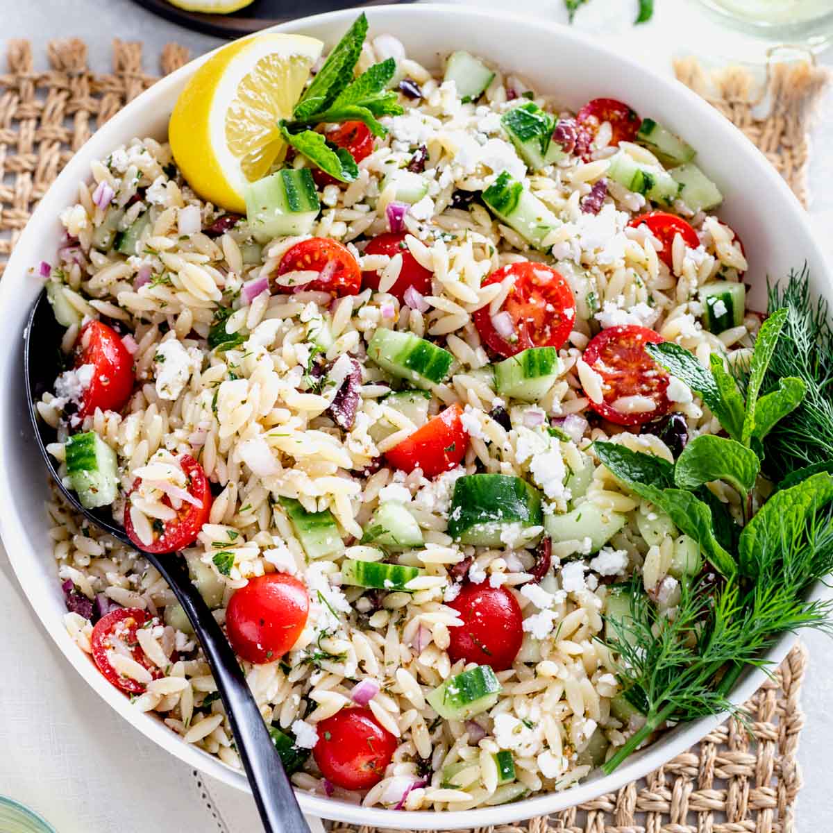 Greek Orzo Salad
