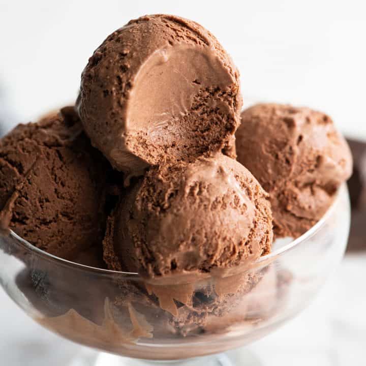 Easy Chocolate Chocolate Chip Ice Cream