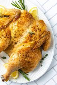 ROASTED SPATCHCOCK CHICKEN (BUTTERFLIED CHICKEN)