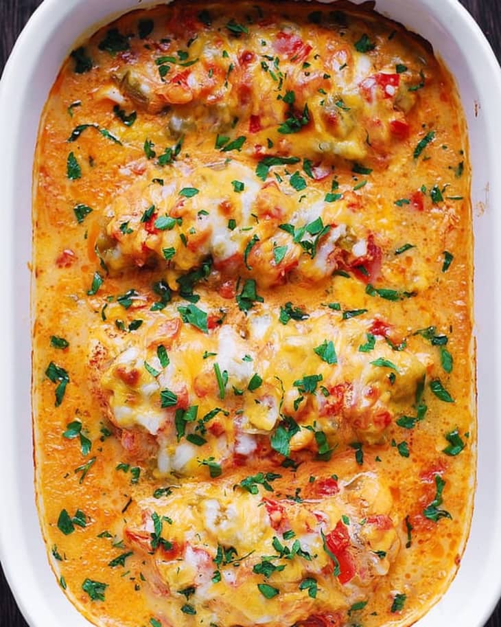 BAKED QUESO CHICKEN
