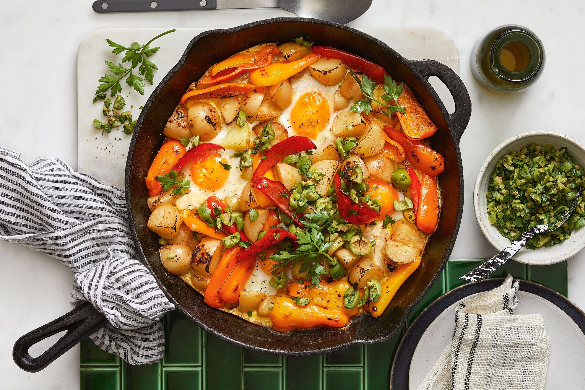 One-pan Spanish-style tortilla