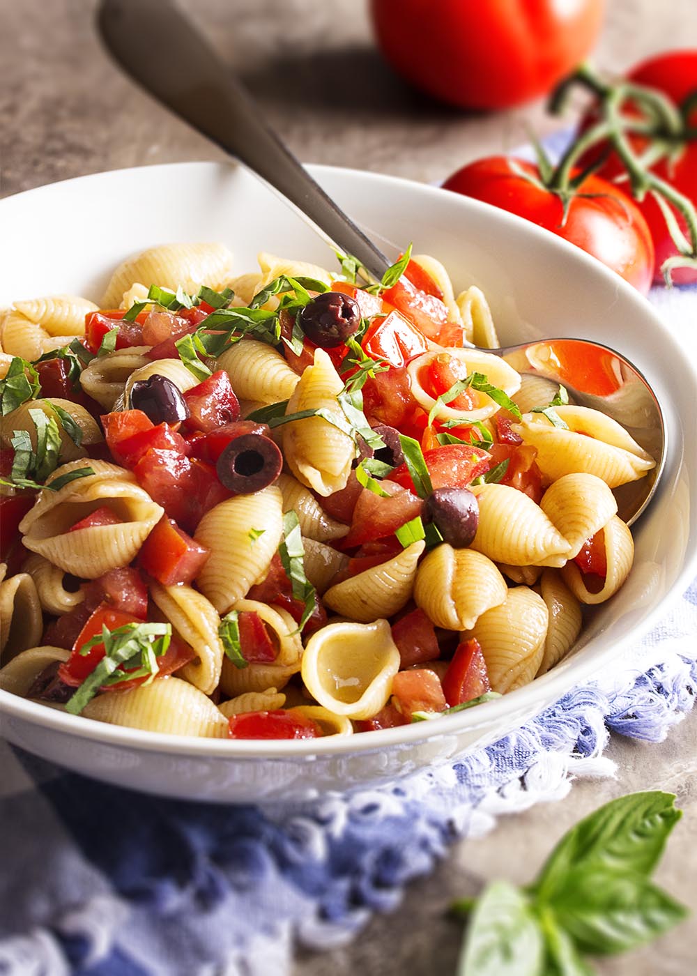 Fresh summer pasta