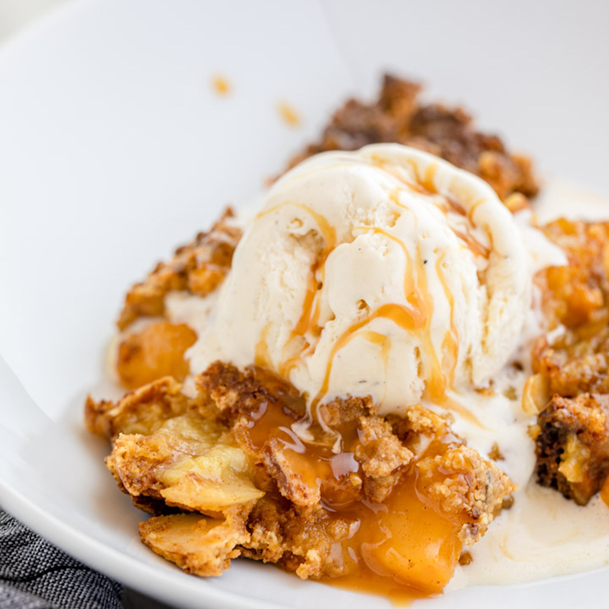Peach Dump Cake