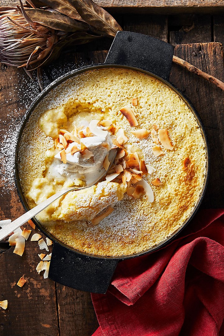Passionfruit Self-Saucing Pudding